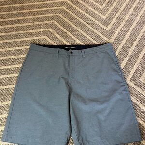 Travis Mathew Steel Gray Flat Front Shorts